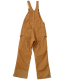 Mens Quilt Lined Zip to Thigh Bib Overalls