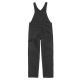 Mens Quilt Lined Zip to Thigh Bib Overalls